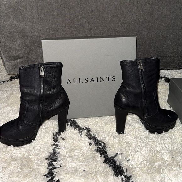 All saints Platforms Heel Black - Picture 1 of 3